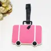 Cartoon PVC soft rubber luggage tags and travel boarding passes details Picture
